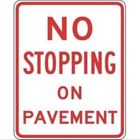 Accuform LANE GUIDANCE SIGN 30 in X 24 in FRP433RA FRP433RA